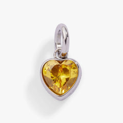 November 'Balance' Heart Birthstone Charm, Charms & Pendants, $ 16.00, A Moment Of Now™