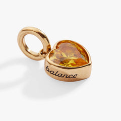 November 'Balance' Heart Birthstone Charm, Charms & Pendants, $ 16.00, A Moment Of Now™