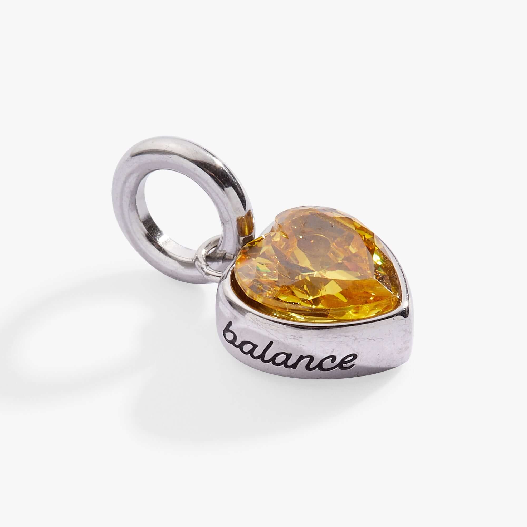 November 'Balance' Heart Birthstone Charm, Charms & Pendants, $ 16.00, A Moment Of Now™