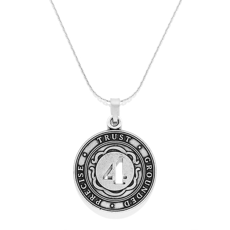 Number 4 Necklace, Expandable | Precise, Trust, and Grounded, Necklaces, $ 9.90, A Moment Of Now™