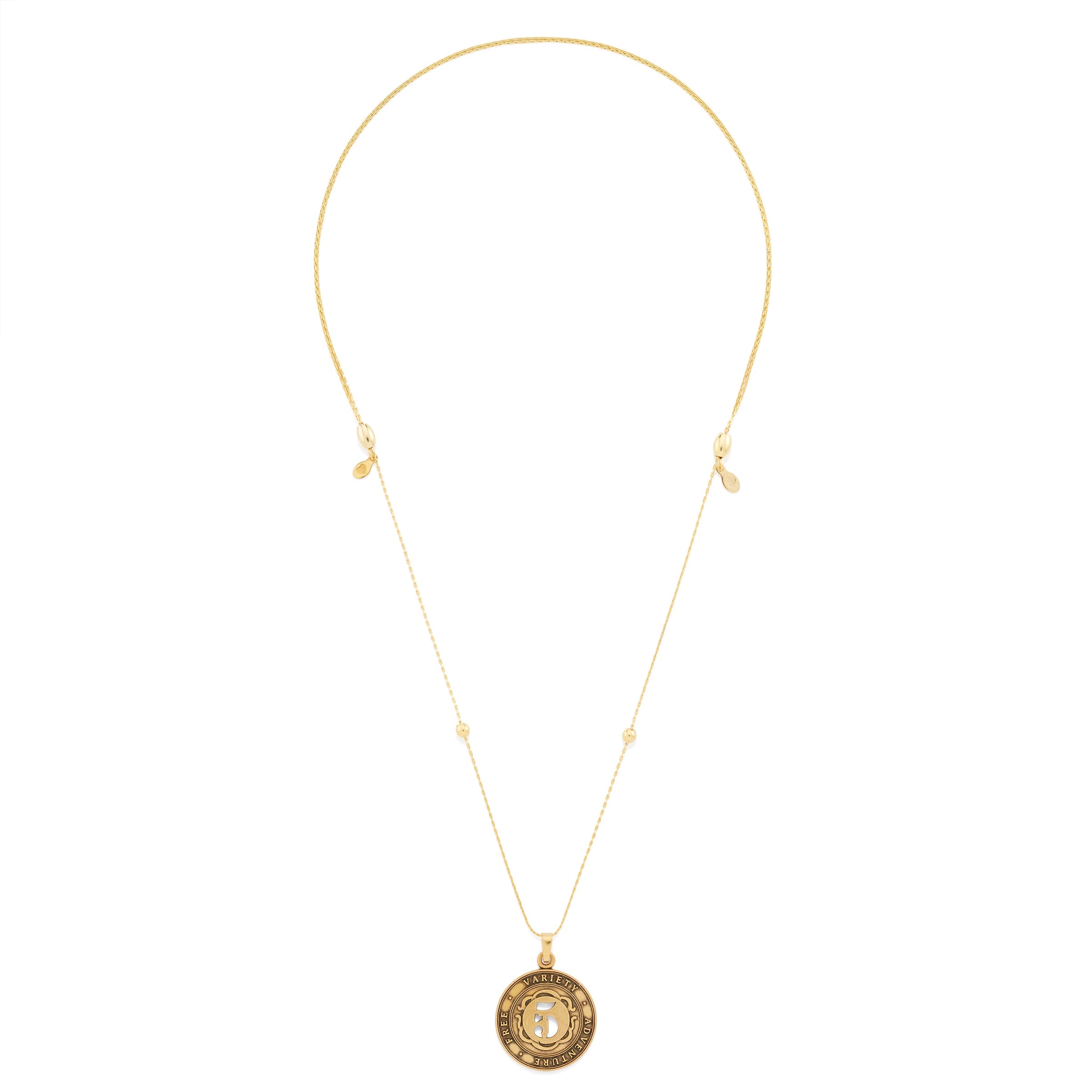 Number 5 Necklace, Expandable | Free, Variety, and Adventure, Necklaces, $ 9.90, A Moment Of Now™