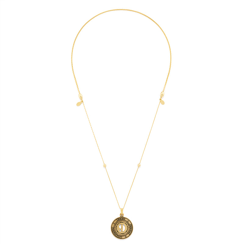 Number 9 Necklace, Expandable | Worldly, Kind, and Noble, Necklaces, $ 9.90, A Moment Of Now™