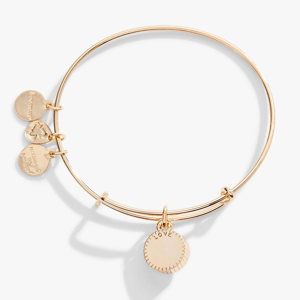 October Birthstone Charm Bangle, Rose, Bracelets, $ 28.00, A Moment Of Now™