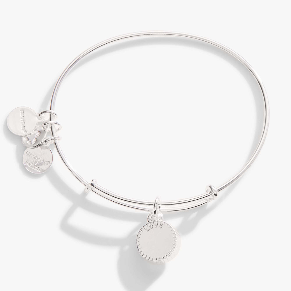 October Birthstone Charm Bangle, Rose, Bracelets, $ 28.00, A Moment Of Now™