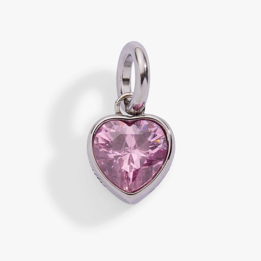 October 'Serenity' Heart Birthstone Charm, Charms & Pendants, $ 16.00, A Moment Of Now™