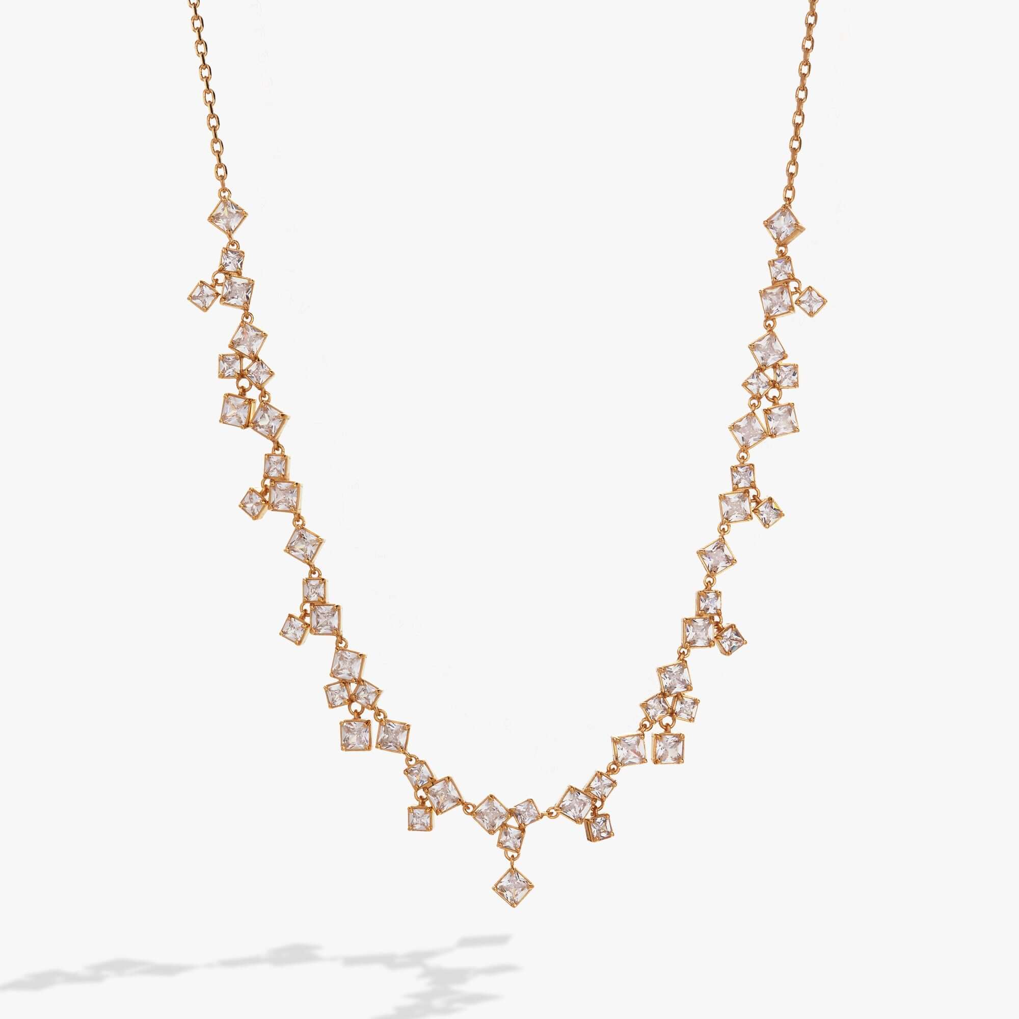 Crystal Chandelier Necklace, Necklaces, $ 54.90, A Moment Of Now™