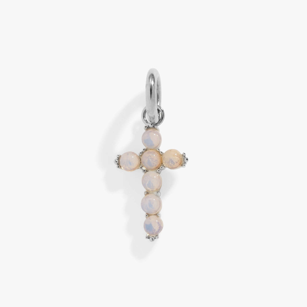 Opal Cross Interchangeable Charm, Charms & Pendants, $ 34.00, A Moment Of Now™