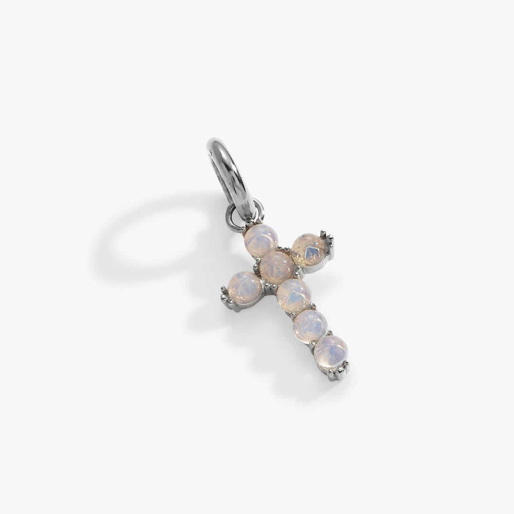 Opal Cross Interchangeable Charm, Charms & Pendants, $ 34.00, A Moment Of Now™
