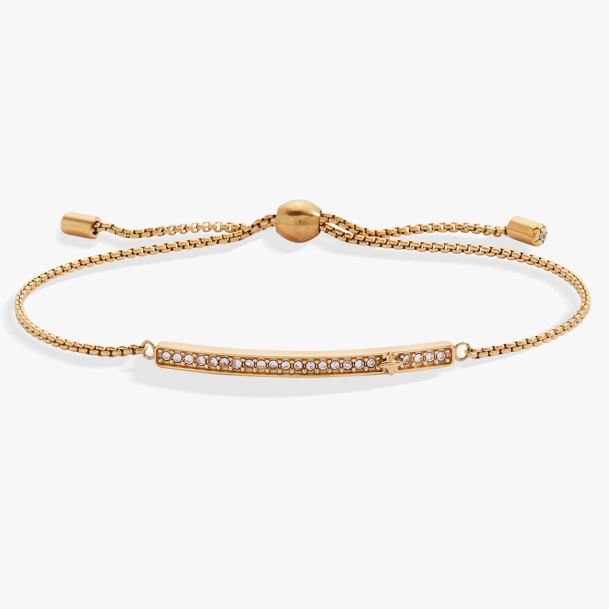 April Everyday Birthstone Pave Bolo Bracelet, Bracelets, $ 38.00, A Moment Of Now™