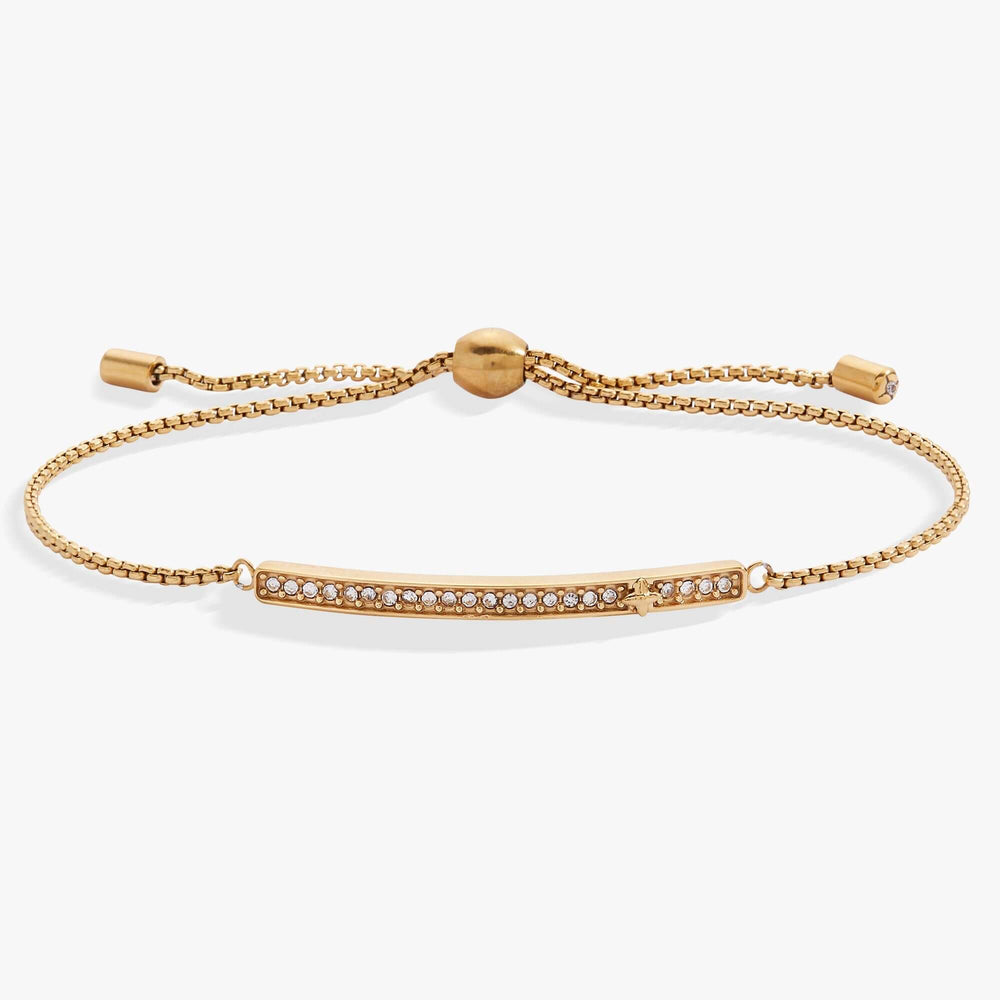 April Everyday Birthstone Pave Bolo Bracelet, Bracelets, $ 38.00, A Moment Of Now™