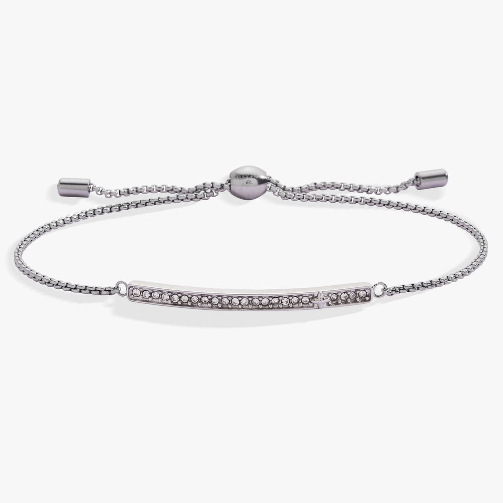 April Everyday Birthstone Pave Bolo Bracelet, Bracelets, $ 38.00, A Moment Of Now™