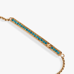 December Everyday Birthstone Pave Bolo Bracelet, Bracelets, $ 38.00, A Moment Of Now™