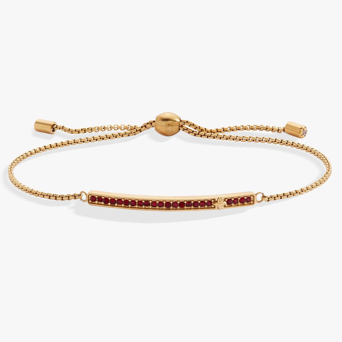 January Everyday Birthstone Pave Bolo Bracelet, Bracelets, $ 38.00, A Moment Of Now™