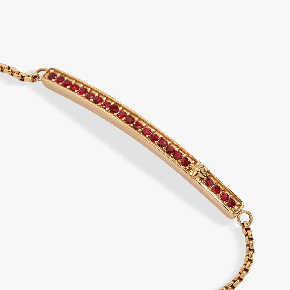 January Everyday Birthstone Pave Bolo Bracelet, Bracelets, $ 38.00, A Moment Of Now™