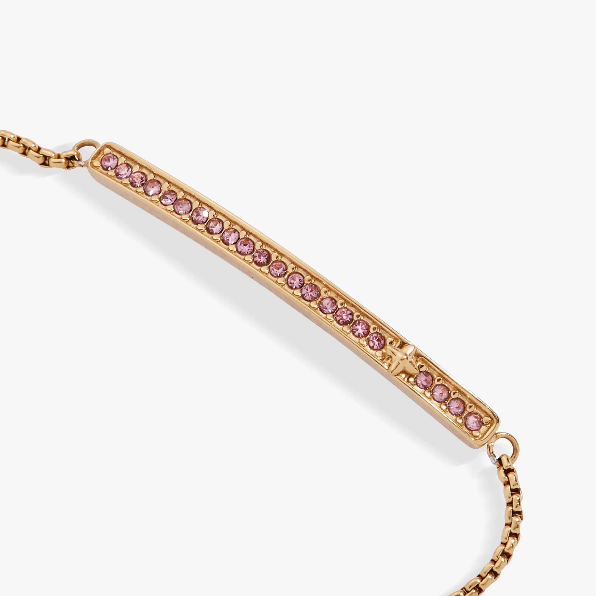 June Everyday Birthstone Pave Bolo Bracelet, Bracelets, $ 38.00, A Moment Of Now™