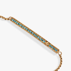 March Everyday Birthstone Pave Bolo Bracelet, Bracelets, $ 38.00, A Moment Of Now™