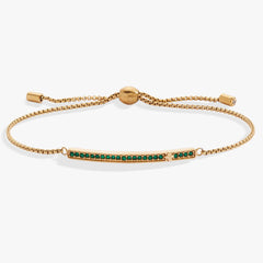 May Everyday Birthstone Pave Bolo Bracelet, Bracelets, $ 38.00, A Moment Of Now™