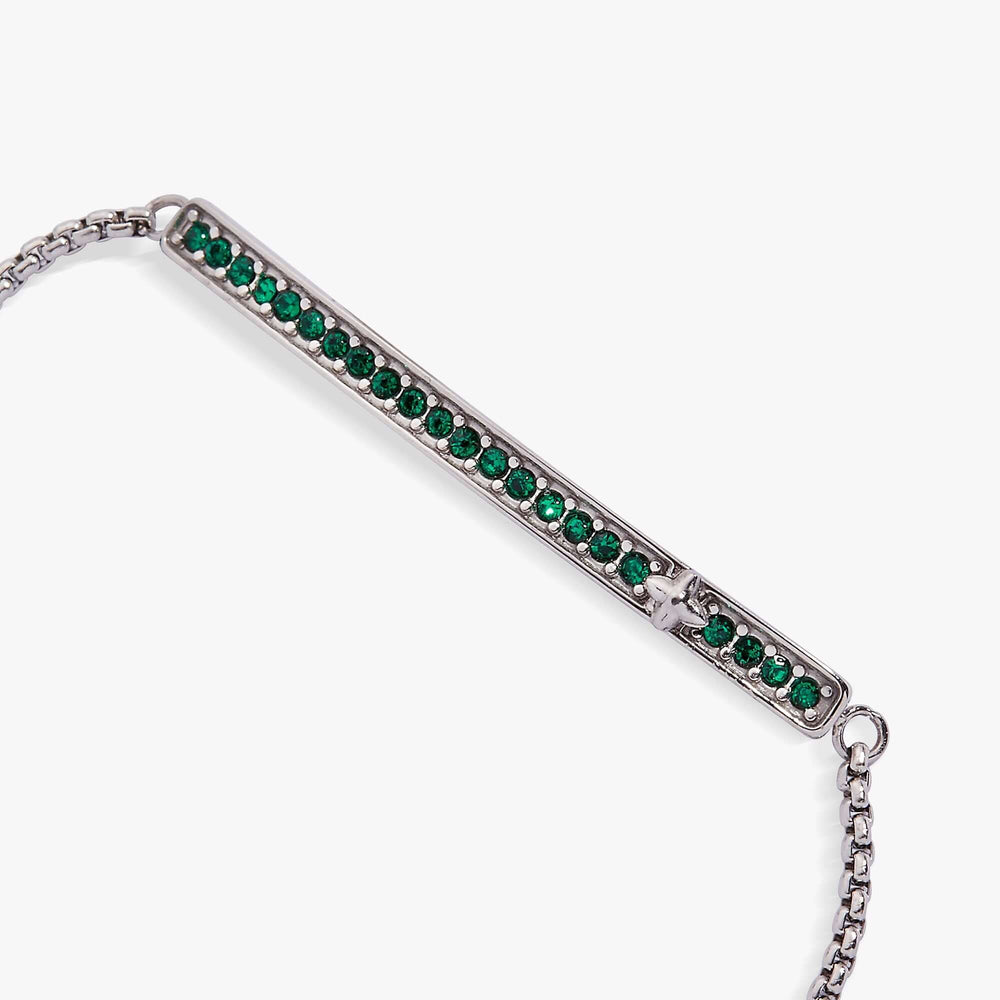 May Everyday Birthstone Pave Bolo Bracelet, Bracelets, $ 38.00, A Moment Of Now™
