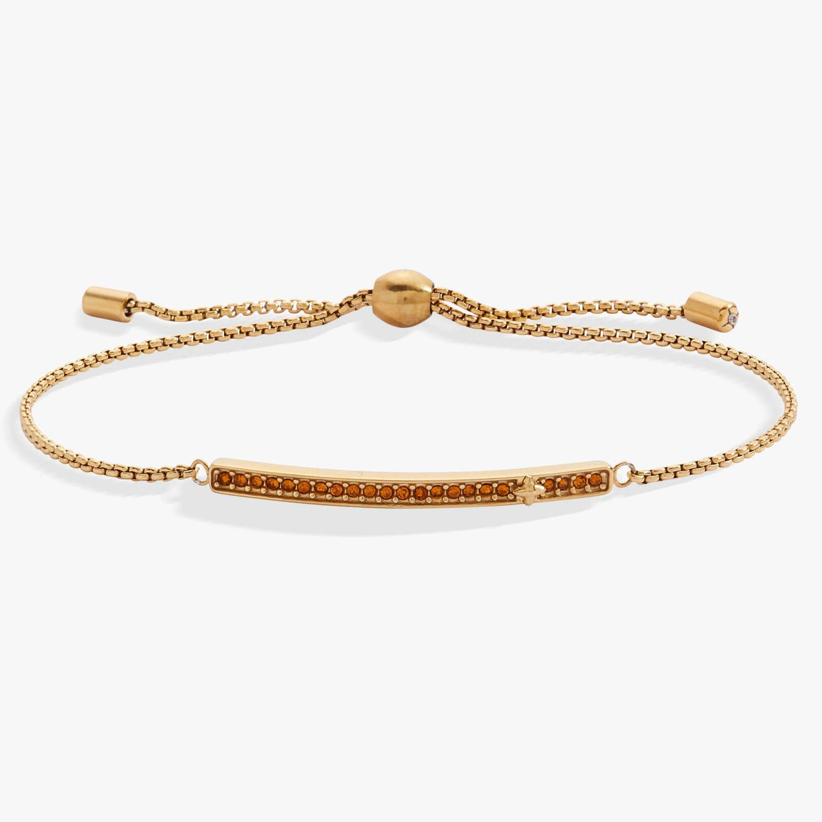 November Everyday Birthstone Pave Bolo Bracelet, Bracelets, $ 38.00, A Moment Of Now™