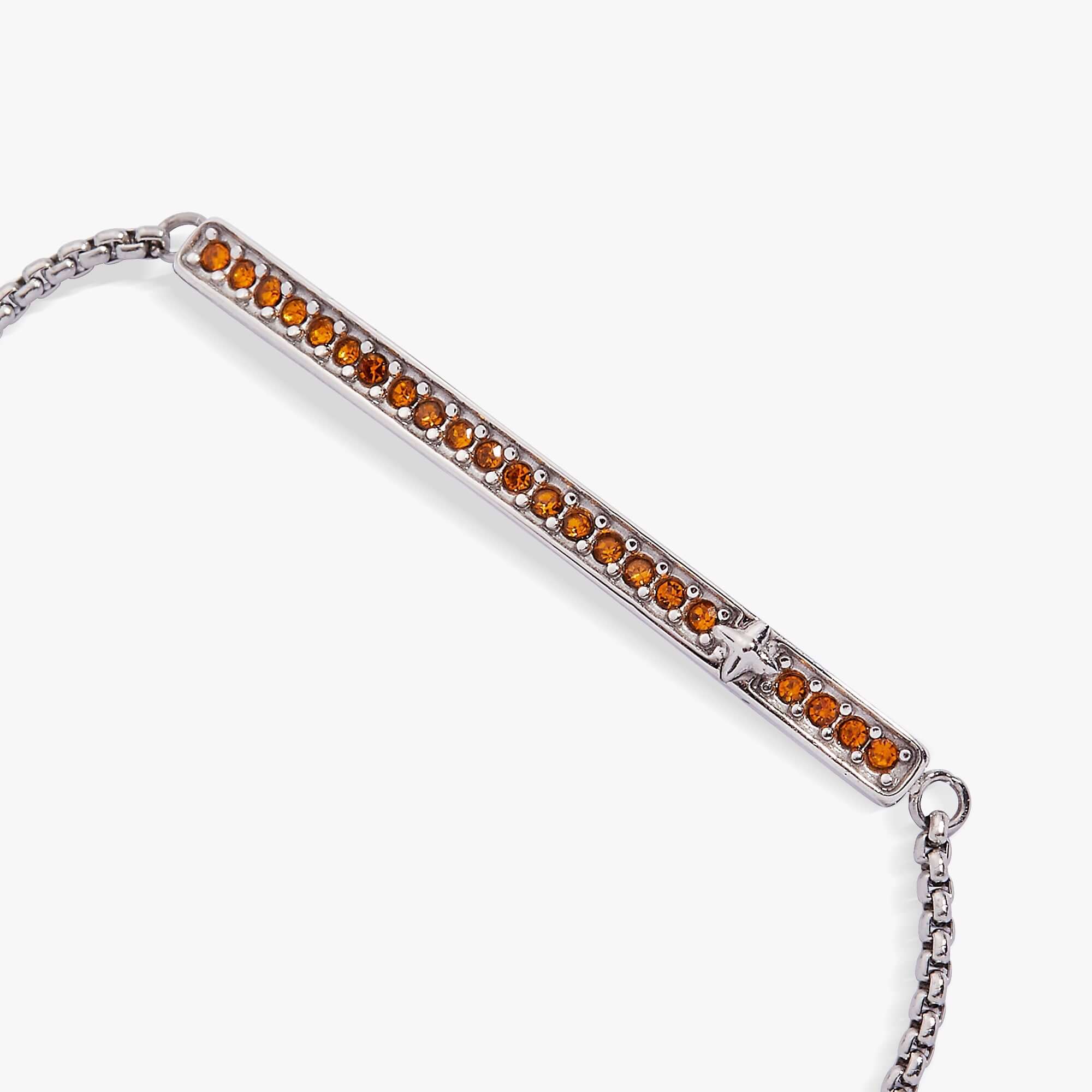 November Everyday Birthstone Pave Bolo Bracelet, Bracelets, $ 38.00, A Moment Of Now™