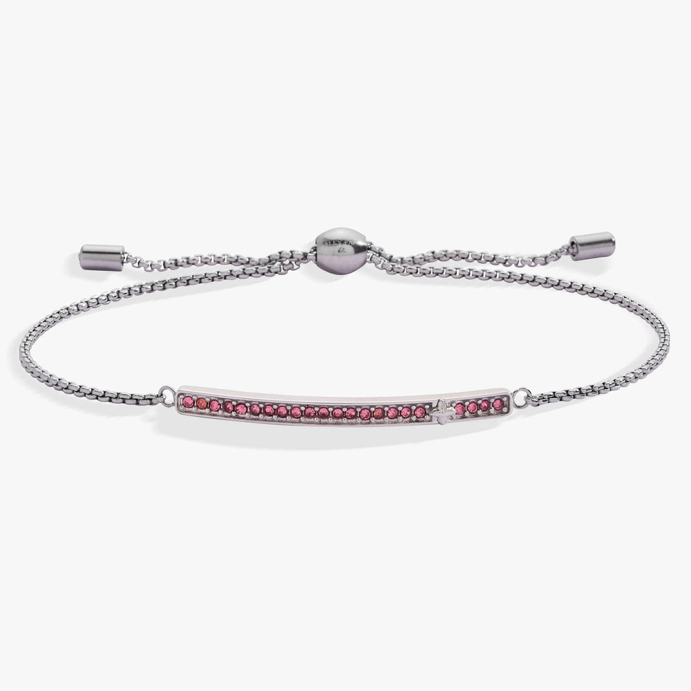 October Everyday Birthstone Pave Bolo Bracelet, Bracelets, $ 38.00, A Moment Of Now™
