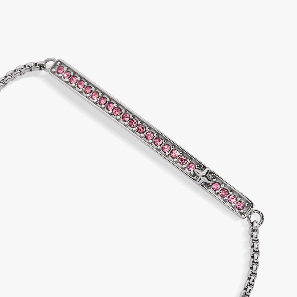 October Everyday Birthstone Pave Bolo Bracelet, Bracelets, $ 38.00, A Moment Of Now™