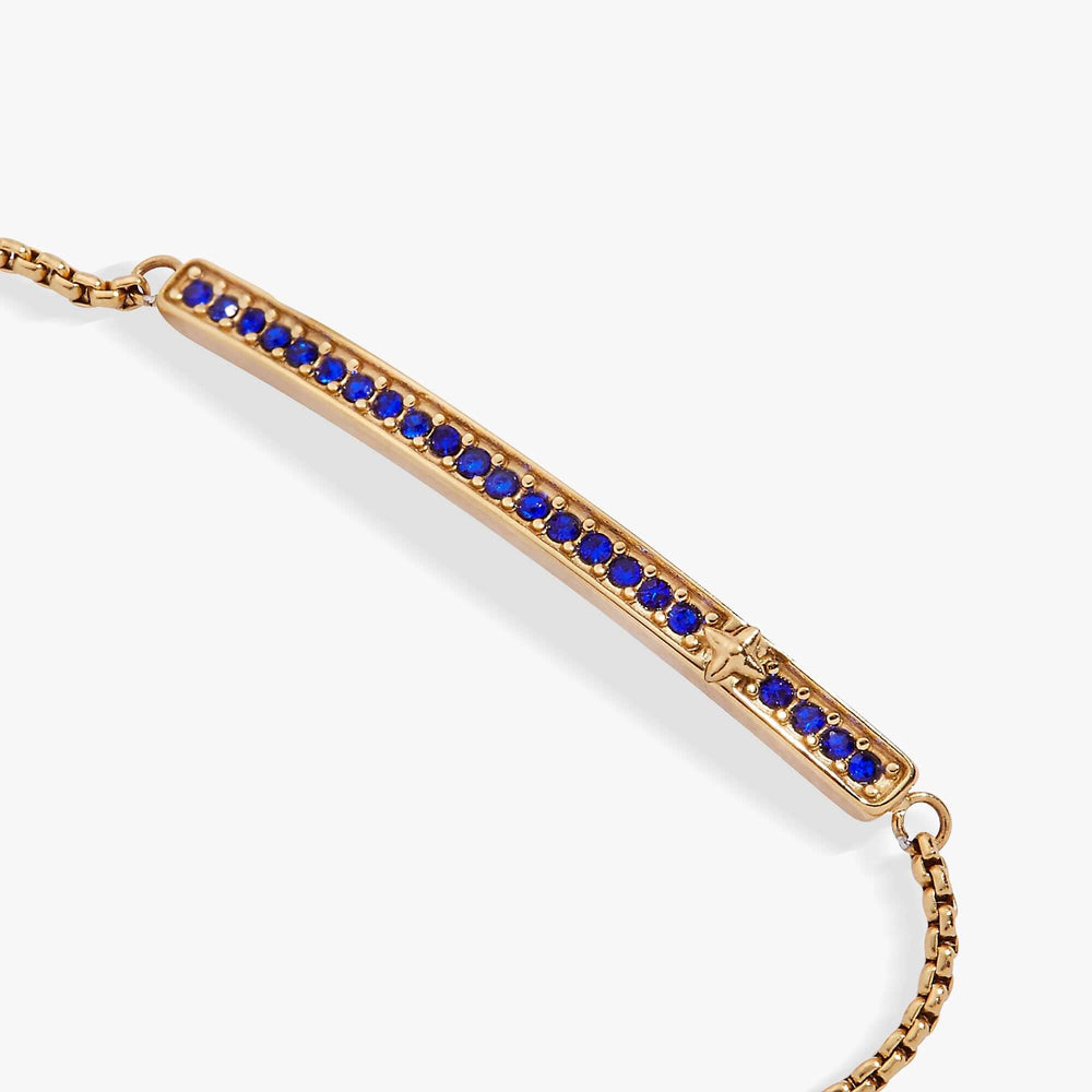 September Everyday Birthstone Pave Bolo Bracelet, Bracelets, $ 38.00, A Moment Of Now™