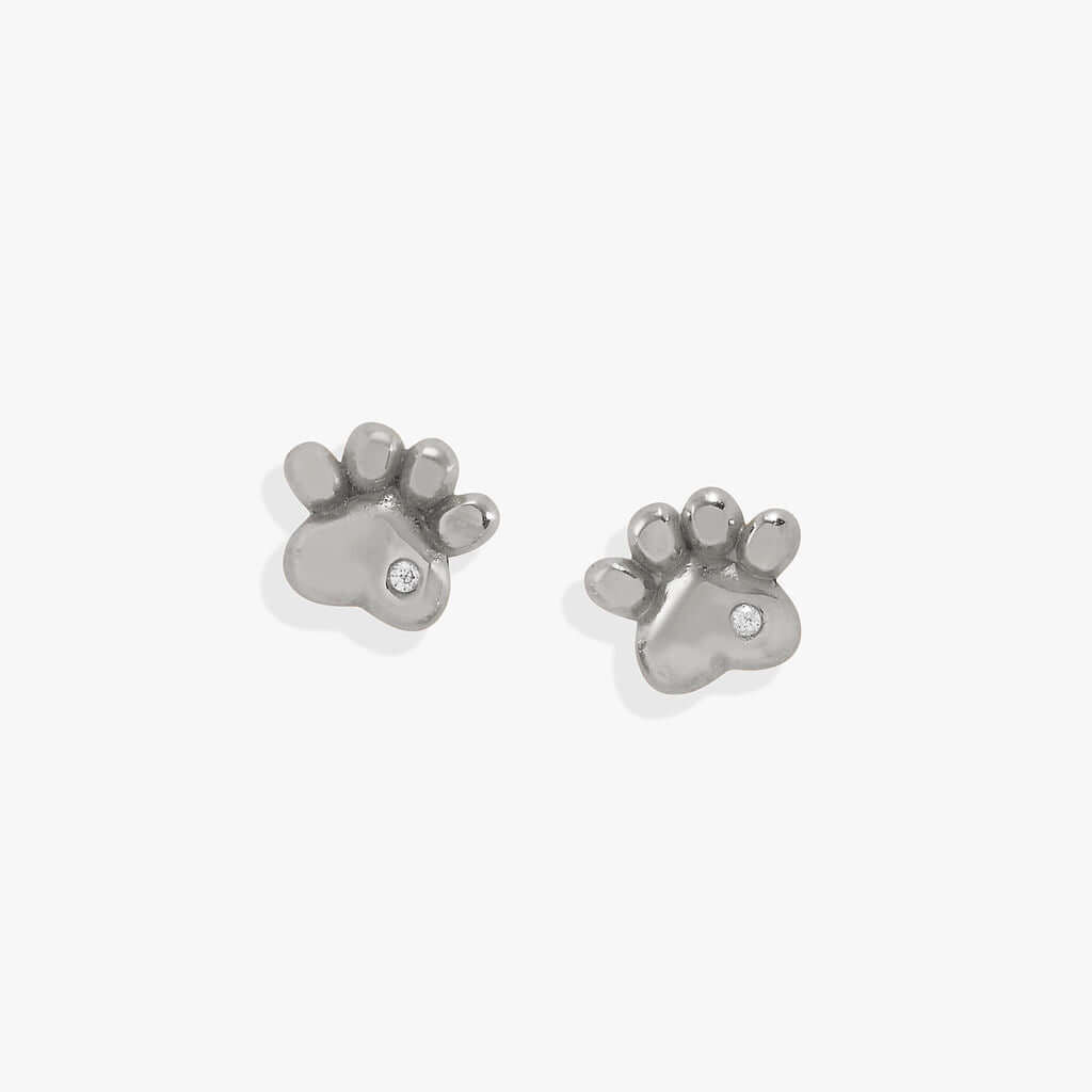Paw Print Mini Stud Earrings, Earrings, $ 28.00, A Moment Of Now™