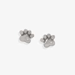 Paw Print Mini Stud Earrings, Earrings, $ 28.00, A Moment Of Now™