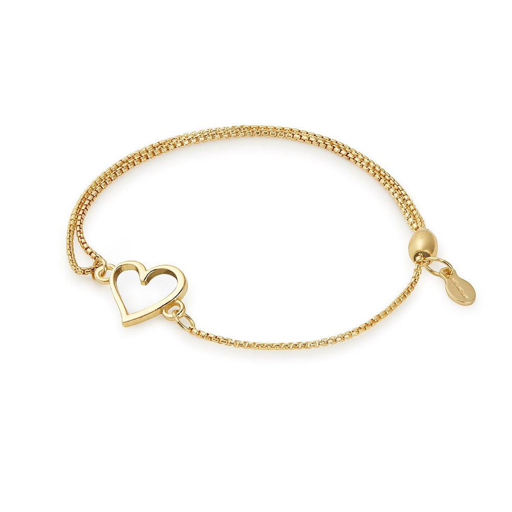Heart Pull Chain Bracelet, Bracelets, $ 88.00, A Moment Of Now™