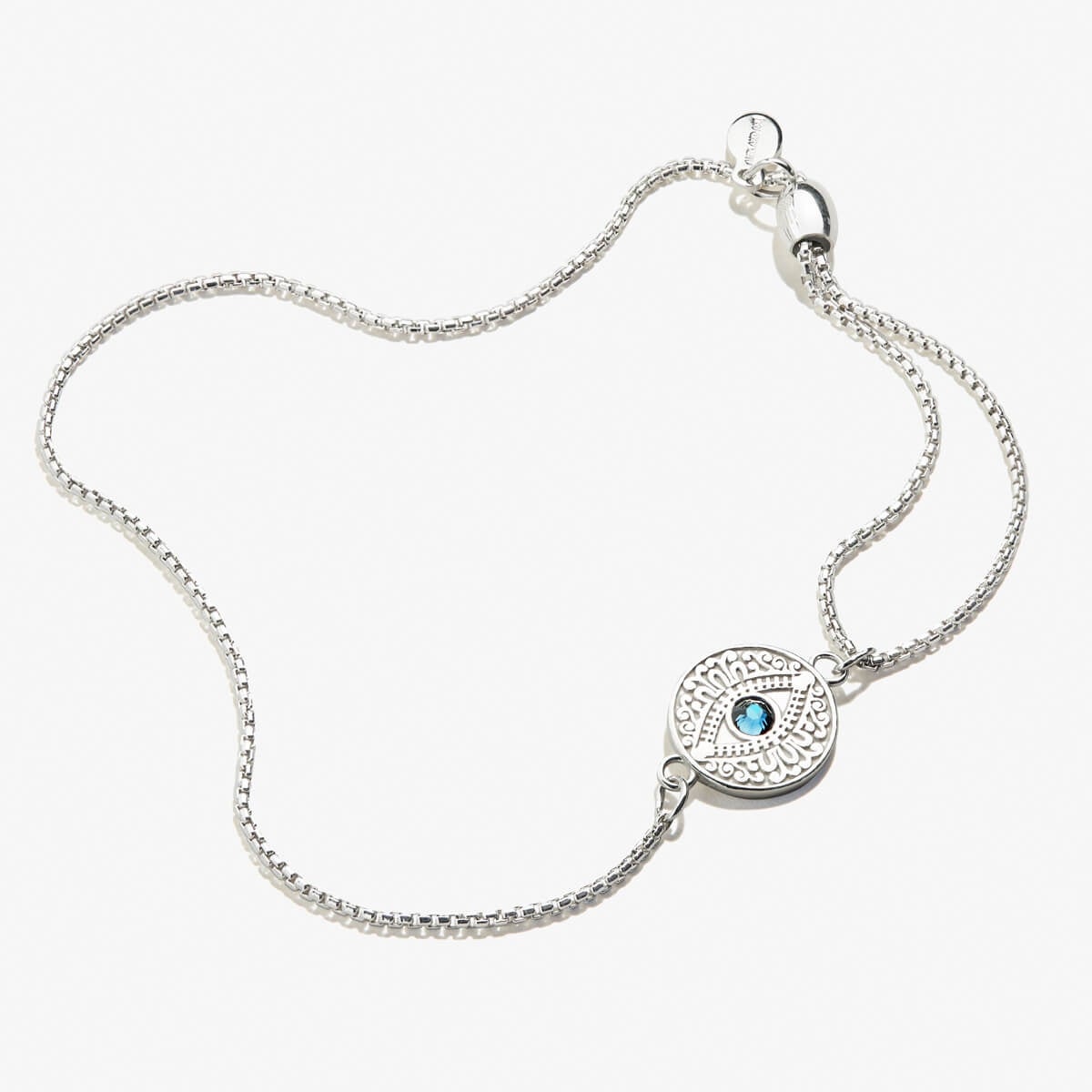 Evil Eye Crystal Pull Chain Bracelet, Bracelets, $ 88.00, A Moment Of Now™