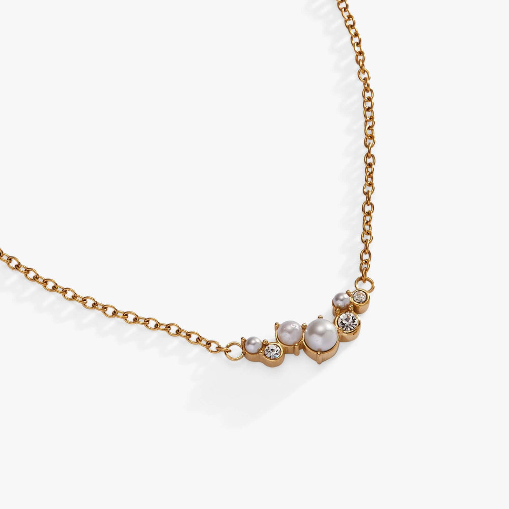 Pearl & Crystal Pendant Necklace, Necklaces, $ 18.90, A Moment Of Now™