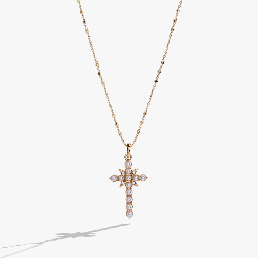 Divine Guides Cross Pendant Necklace, Necklaces, $ 21.90, A Moment Of Now™