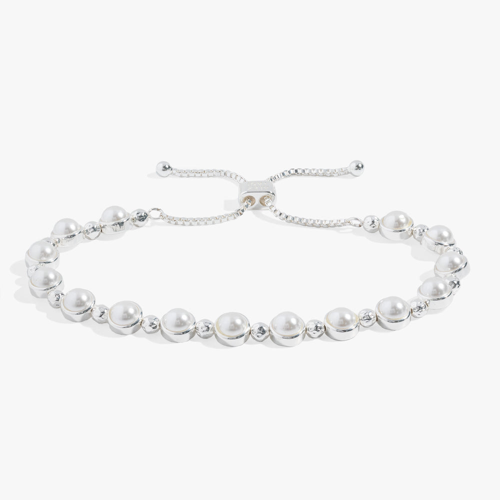 Pearl Bolo Beaded Bracelet, Bracelets, $ 34.90, A Moment Of Now™
