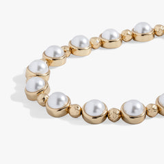 Pearl Bolo Beaded Bracelet, Bracelets, $ 34.90, A Moment Of Now™