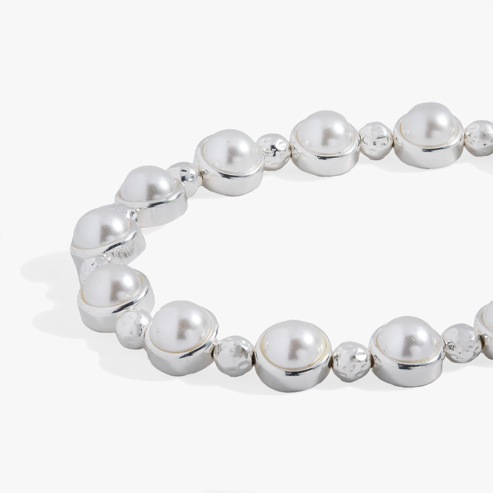 Pearl Bolo Beaded Bracelet, Bracelets, $ 34.90, A Moment Of Now™