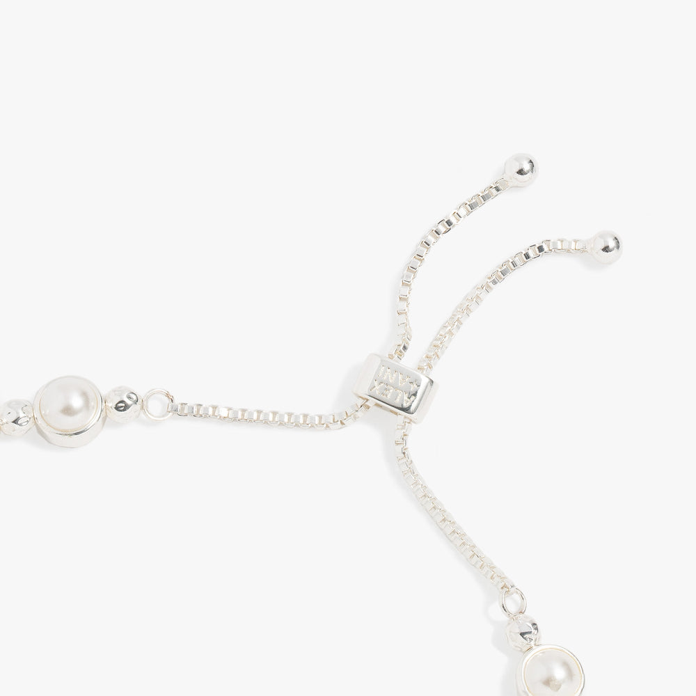 Pearl Bolo Beaded Bracelet, Bracelets, $ 34.90, A Moment Of Now™