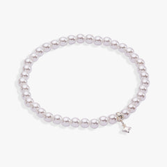Pearl Beaded Stretch Bracelet, Bracelets, $ 16.90, A Moment Of Now™