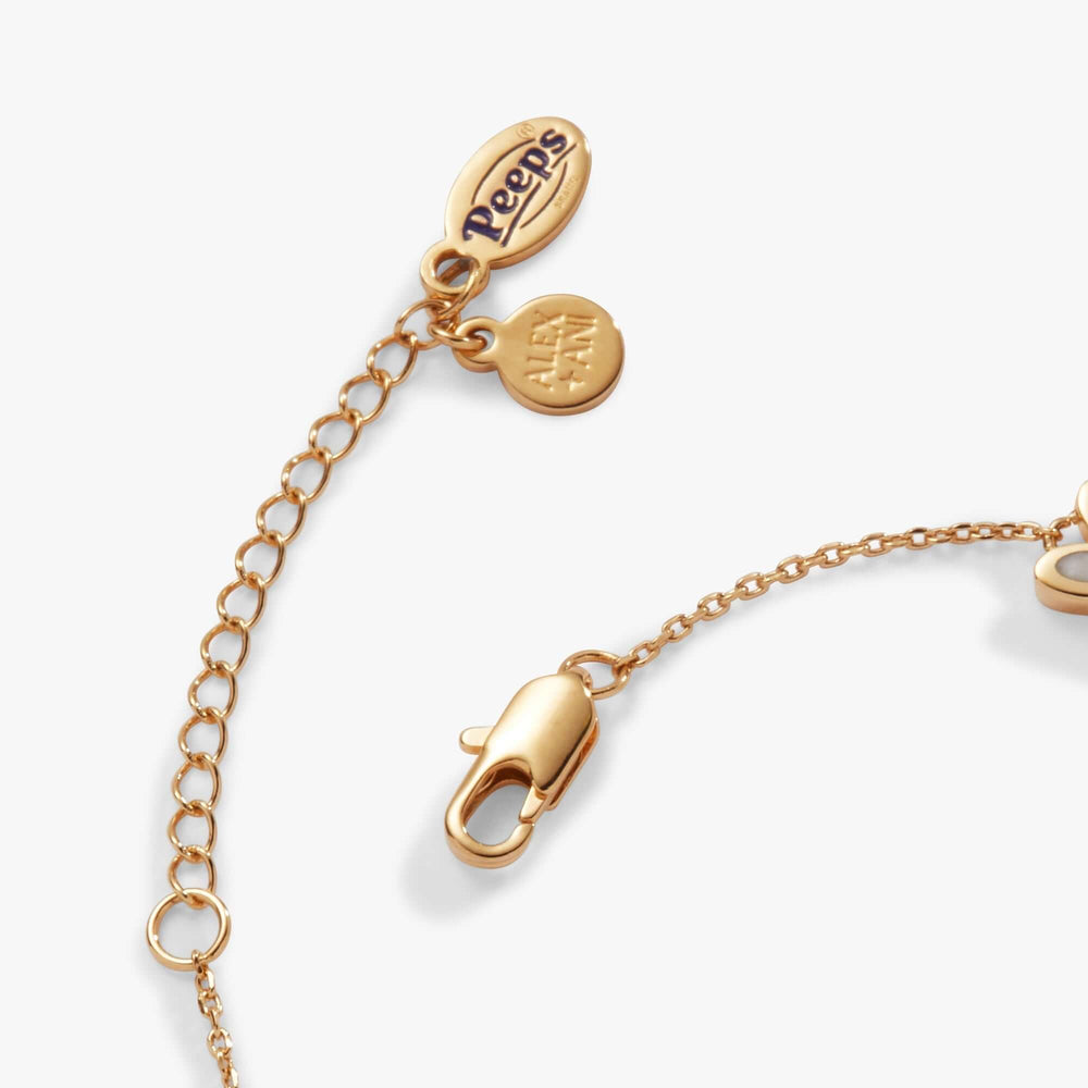 PEEPS® Pearlized Bunny Charm Bracelet, Bracelets, $ 48.00, A Moment Of Now™