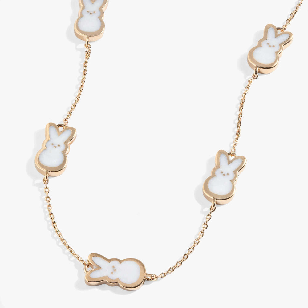 PEEPS® Pearlized Bunny Charm Necklace, Necklaces, $ 54.00, A Moment Of Now™