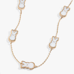PEEPS® Pearlized Bunny Charm Necklace, Necklaces, $ 54.00, A Moment Of Now™
