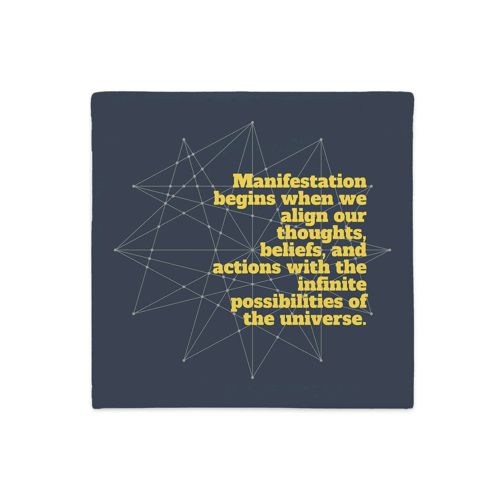 Manifestation Inspiration Quote Throw Pillow, Throw Pillows, $ 45.00, A Moment Of Now™
