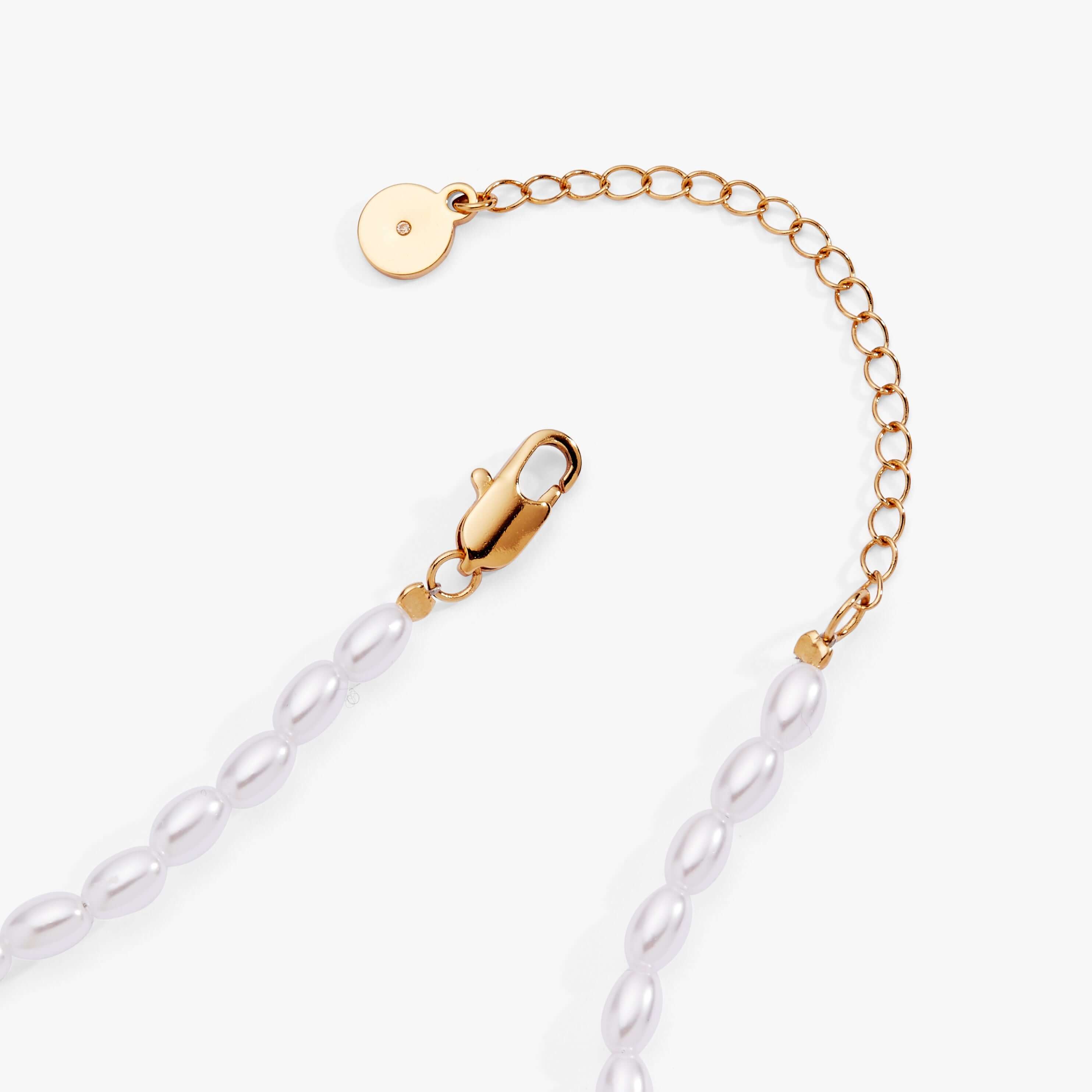 Pink Christmas Beaded Charm Necklace, Necklaces, $ 68.00, A Moment Of Now™