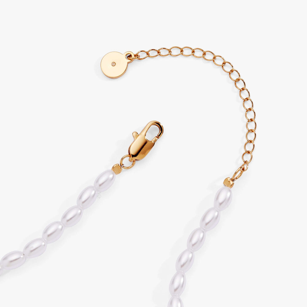 Pink Christmas Beaded Charm Necklace, Necklaces, $ 68.00, A Moment Of Now™