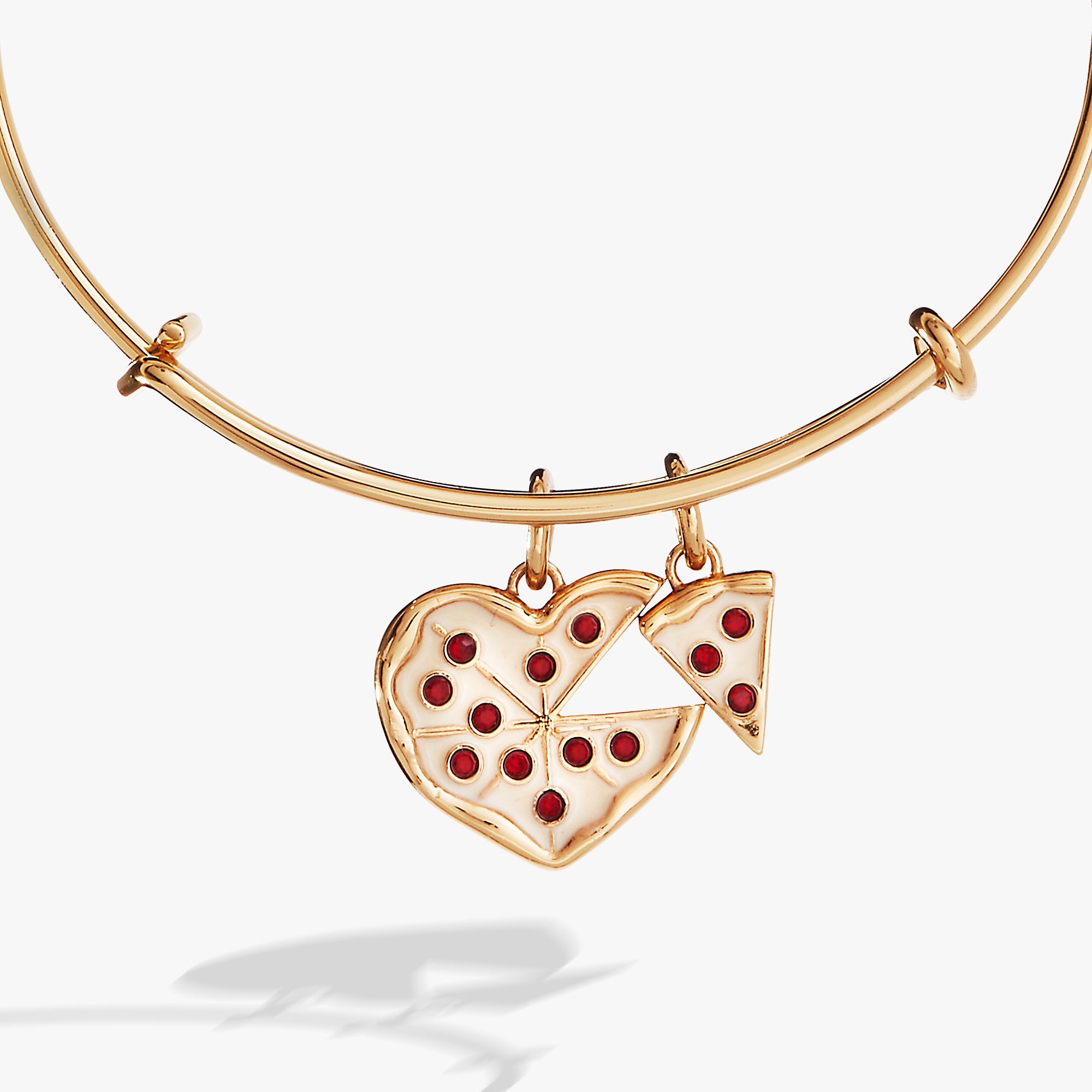 'Take A Pizza My Heart' Multi Charm Bangle, Bracelets, $ 38.00, A Moment Of Now™