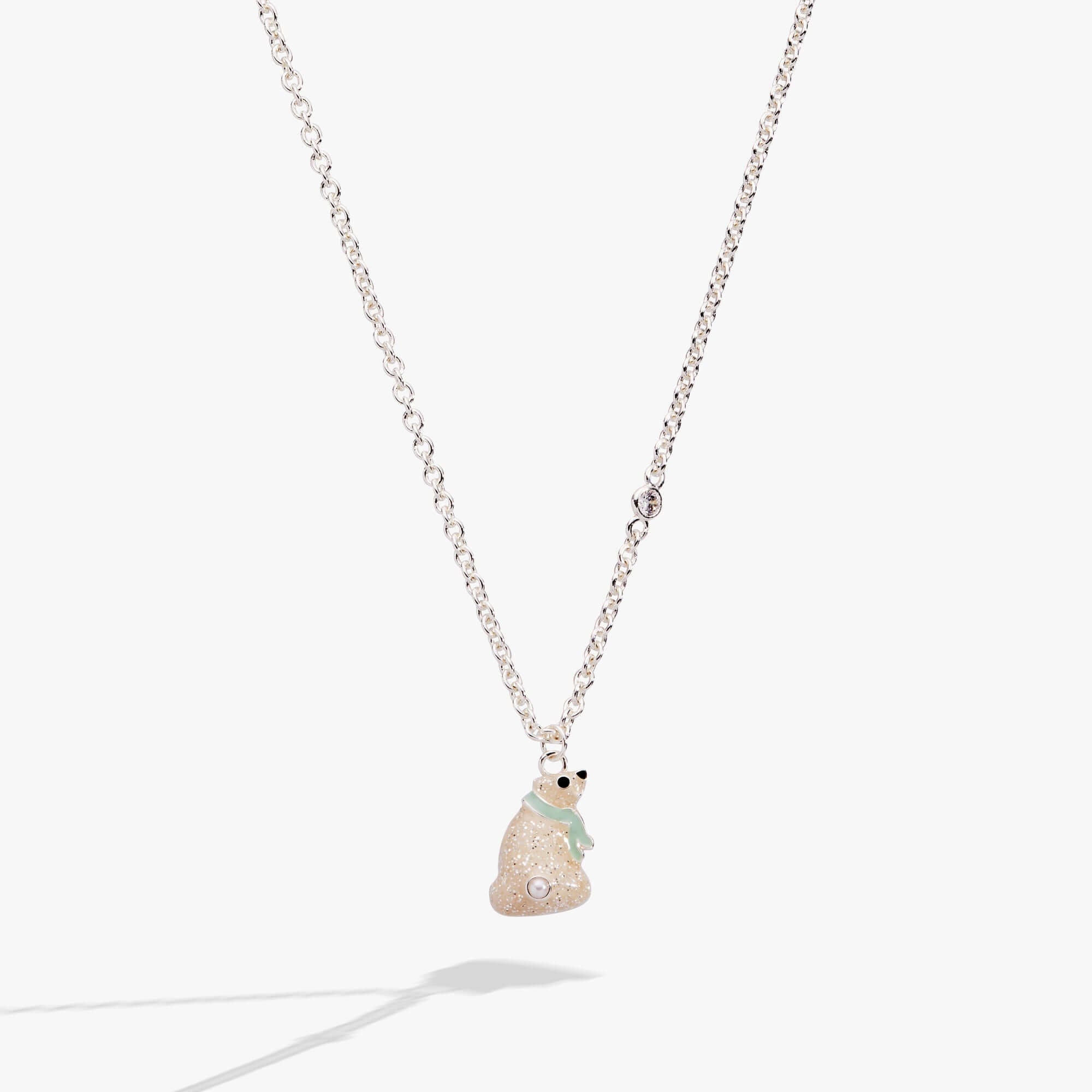 Polar Bear Pendant Necklace, Necklaces, $ 44.00, A Moment Of Now™
