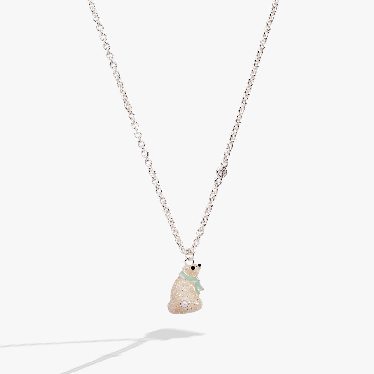 Polar Bear Pendant Necklace, Necklaces, $ 44.00, A Moment Of Now™