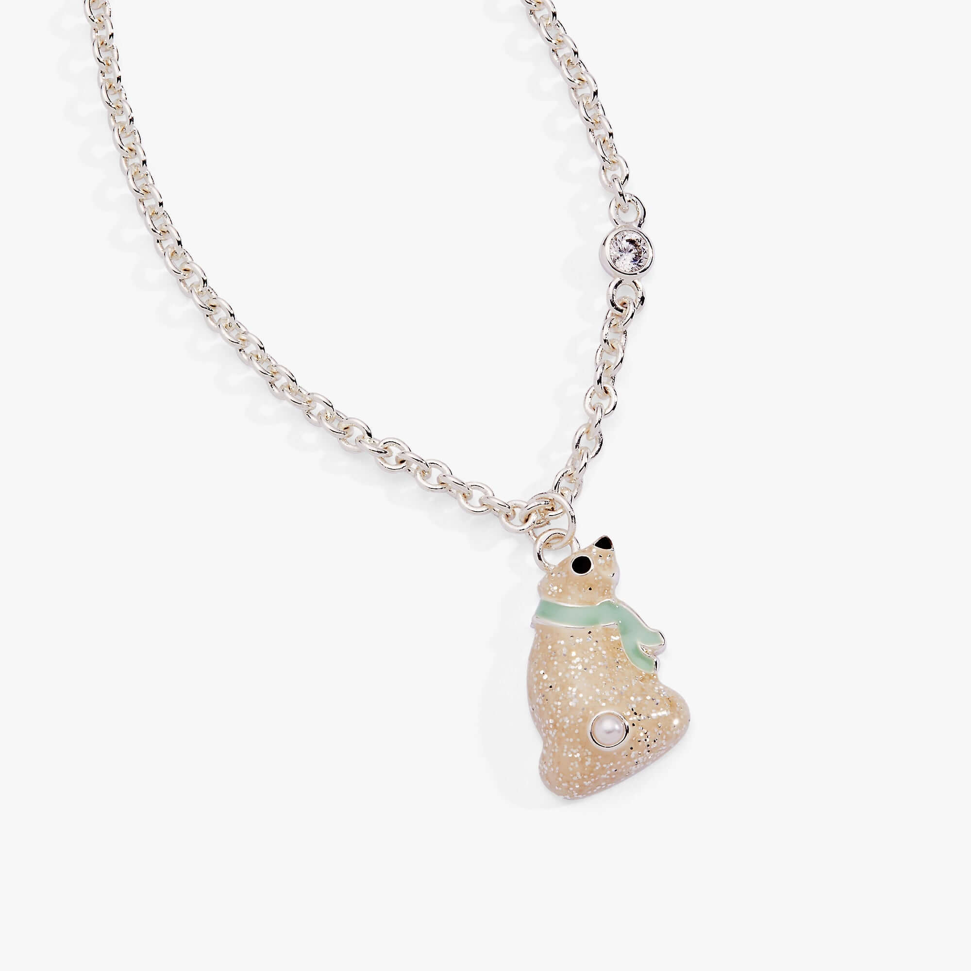 Polar Bear Pendant Necklace, Necklaces, $ 44.00, A Moment Of Now™