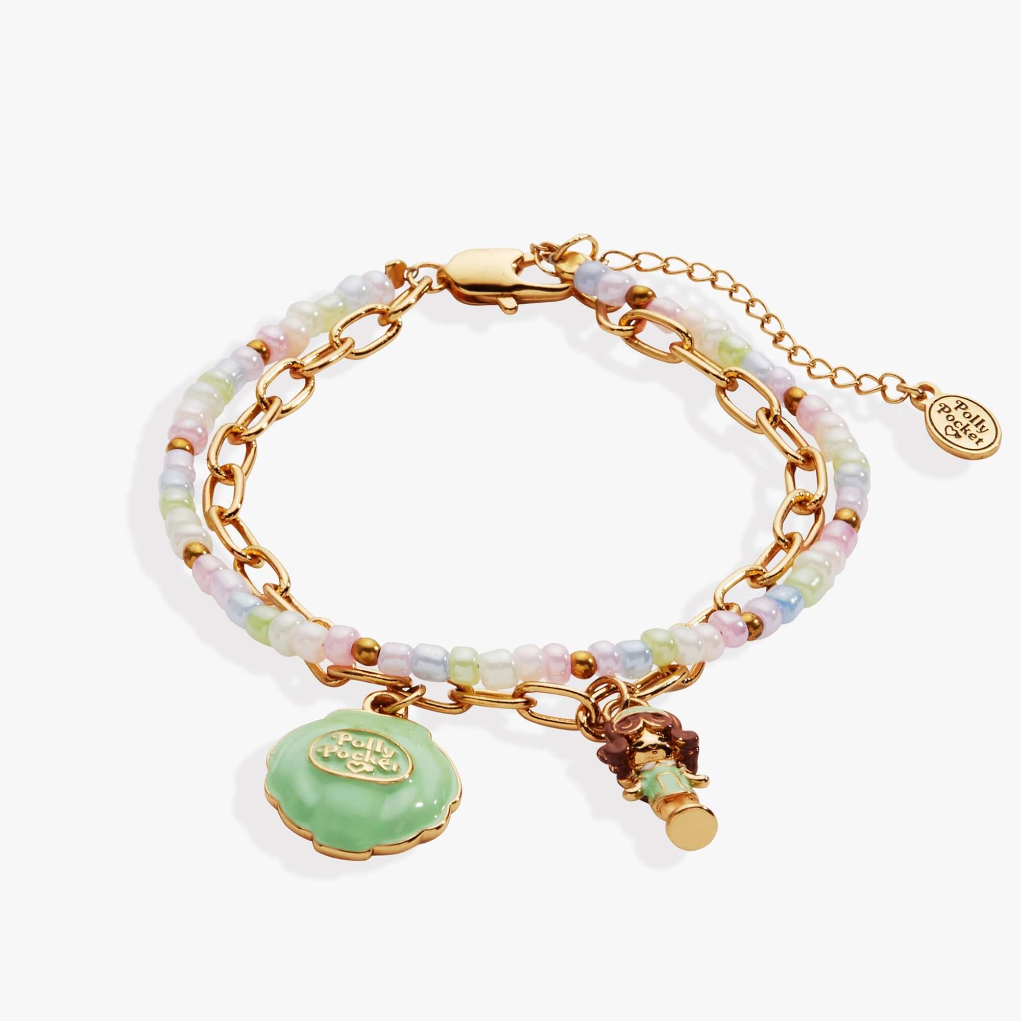 Polly Pocket™ 2 Row Charm Bracelet, Bracelets, $ 54.00, A Moment Of Now™