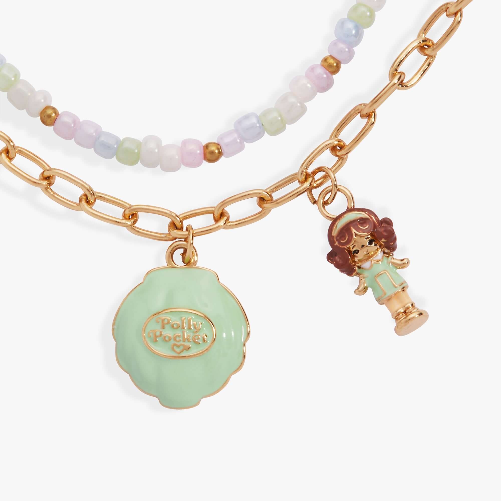 Polly Pocket™ 2 Row Charm Bracelet, Bracelets, $ 54.00, A Moment Of Now™